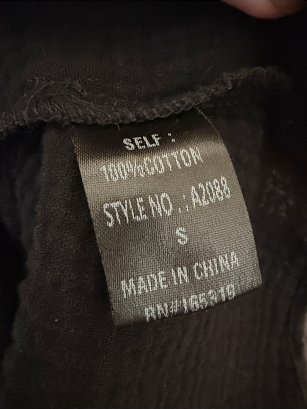 Women’s Black Button-Down Shirt - Lightweight Textured Top - Picture 3 of 4